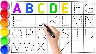 Abc Alphabets for kids  Learn abcd | alphabets song  A for apple| b for ball | @learnwithdrish
