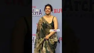 Kajol is worried about her Saree in front of the photographers | Video | Archies