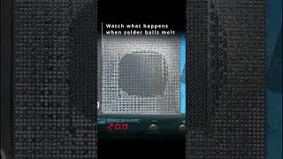 amazing view graphics card core reball process