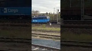 BR 230/BR 372 Skoda Cargo Lok mit Flachwagen #train #Zug #G&uuml;terzug #trainspotting