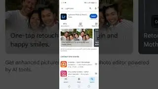 how to download and use Lightroom mobile editor application