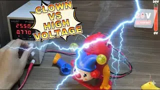 I Overloaded a Creepy Clown Toy with High Voltage! 🤡⚡️