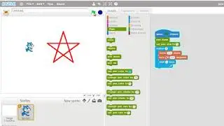 Scratch Programming for Kids - How to draw a star