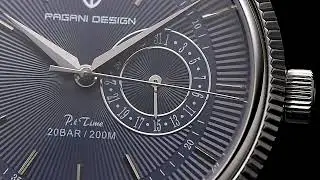 Japan VH65 Men's Quartz Watch Leather 200m Waterproof Sports Diver Watches Sapphire Reloj Hombre