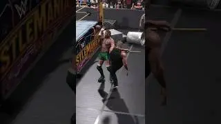 Pat McAfee punts ball in Post Malone face | WWE 2k24 #patmcafee #postmalone #wwe2k24 #shorts #game