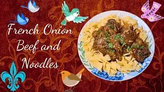 French Onion Beef and Noodles Instant Pot / Pressure Cooker