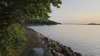 4K 60p Beautiful Sunset walk in Alings&aring;s Sweden