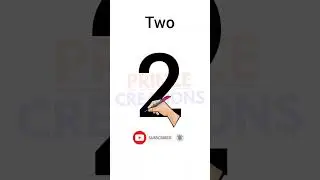 Learn English Number 2 | How to Read Write & Speak Number Two for Kids | #Shorts