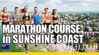 Marathon course at Sunshine Coast  Marathon