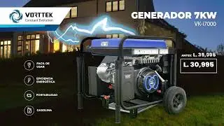 Generador de Energia Vorttek VK-i7000 7KW Gasolina 220/110