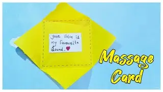 Massage Card | Propose card | Mini card | How to make mini card | Magic Of craft |
