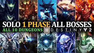 Solo One Phase All 20 Dungeon Bosses in Destiny 2 (Sturm Bug)
