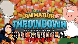 Animation Throwdown: (Adult Swim Card Battle) Live Gameplay #RETROWEEN25