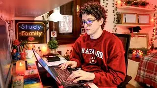 STUDY WITH ME LIVE ✨ Work With Me, Productivity, Harvard Alumnus, Rain Sounds, Pomodoro Timer