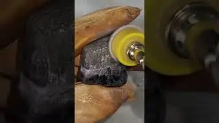 Dremel Polishing Beautiful Rainbow Fluorite