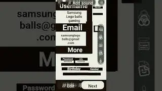 Samsung logo balls makes his gaming channel