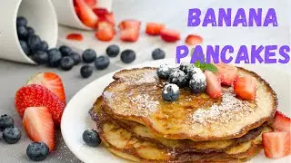 Clatite cu ovaz si banane | Banana & oats pancakes