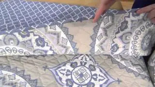 Mirada 100% Cotton King Reversible 3-pc Quilt Set with Courtney Cason
