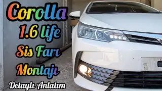 Corolla 1.33-1.6 Life Sis Farı Montajı. (Corolla Fog Light) Detaylı anlatım, kablo kesmeden montaj.