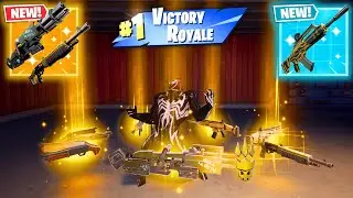 VENOM ALL MYTHIC AND EXOTIC GUNS IN FORTNITE (NEW! Fortnite Chapter 7 Season 1)