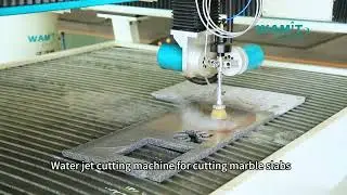 WMT Water jet cutting machine for cutting marble slabs