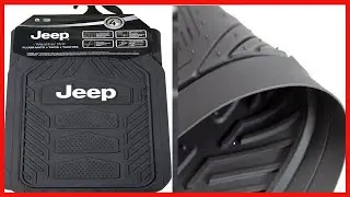 Great product -  Jeep Weatherpro 4 Piece Floor Mats Set, Floor Mats by Plasticolor (001668R01) , Bla