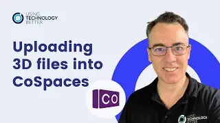 How to upload 3D files into CoSpaces