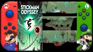 Stickman Odyssey - Gameplay Moments | Fast-Paced Action Platformer | Nintendo Switch 4K
