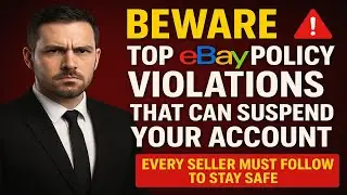 🚨 👉🚫BEWARE: Top eBay Policy Violations That Can Get You Suspended | Every Seller MUST Watch!✅
