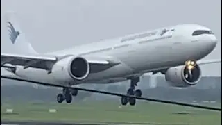 Garuda Indonesia A330 JED Jeddah-CGK Jakarta#aviation#airplane#planespotting#airport#landing 