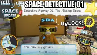 UNLOCK SPACE DETECTIVE OUTFIT! SPACE DETECTIVE 01: THE MISSING SPECS! Wobbly Life Space Update!