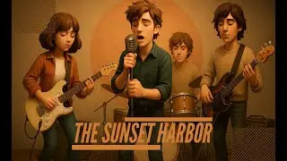 Indie Rock Band The Sunset Harbor Ai Music  a piece of my mind  🔥
