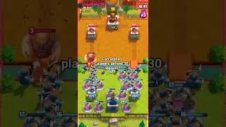 Can arena 1 players defend 30 reqruits? #clashroyale #clah #memes #clashchino #pubgmobile