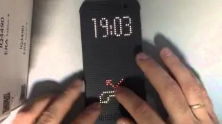 Обзор чехла  Dot View для HTC ONE M8