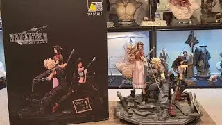 F4 FF7 Cloud/Tifa/Aerith 1/4 Statue Diorama Unboxing