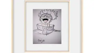 How to draw Gojo #drawingfun #drawinggojo #howtodraw 