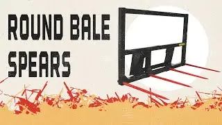 Bale Handling Equipment: Square & Round Bale Spear Attachments