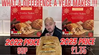 SHOCKING PRICE INCREASE - What a difference a year makes - Christmas Food - FESTIVE BAKES ARE BACK !