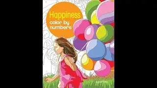Flip Through Happiness Color by Number Coloring Book