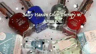 Sally Hansen w/Argan Oil Nail Polish Haul/Walmart