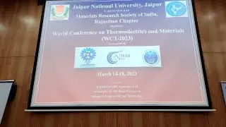 world Conference On Thermoelectrics and Materials (WCT-2023)
