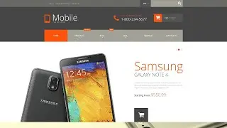 Mobile Phones eCommerce Shopify Theme by ZEMEZ Website Template - 52932