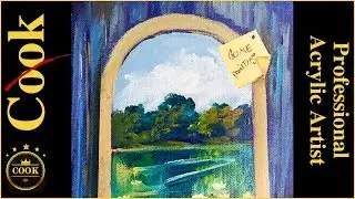 Grab Your Brush We Do the Rest A Gone Fishing Acrylic Painting Tutorial  with Ginger Cook