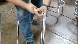 How to remove glides from a Dining Chair