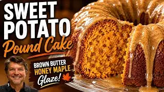 Sweet Potato Pound Cake With a Delicious Brown Butter Honey Maple Glaze