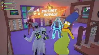Fortnite | 8 Elim Game on the Simpsons Map