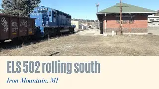 Friday Southbound Action | ELS 502  #railroad #train