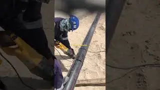 HDPE Pipe Cutting