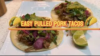 Easy Pulled Pork Tacos / Sunday Grocery Reset 🌮🛒