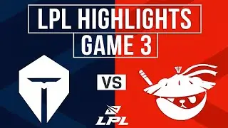 TES vs AL Highlights Game 3 | LPL 2026 Split 1 | Top Esports vs Anyone's Legend